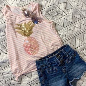 KIDS! Sequins Graphic Tank